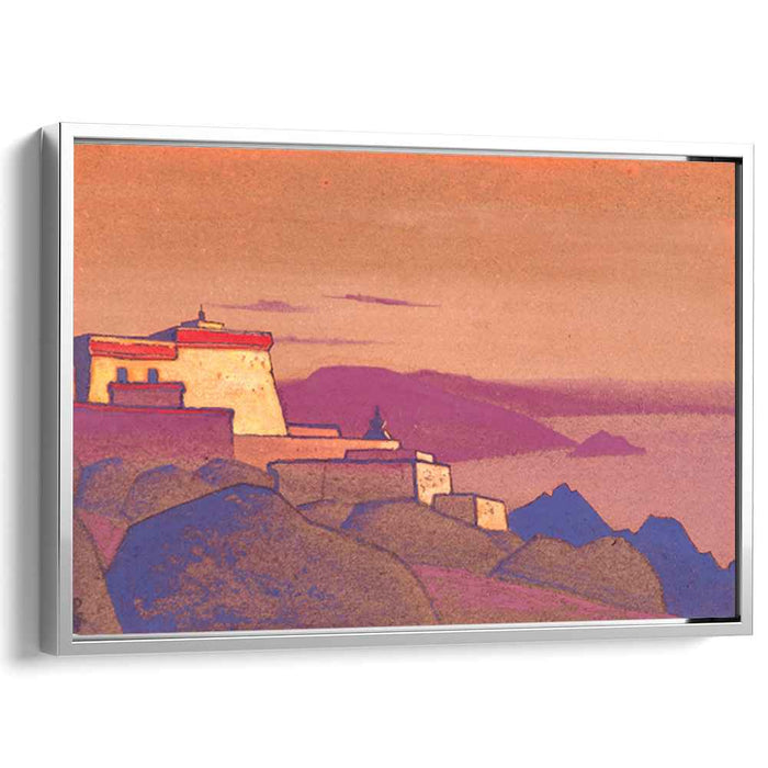 Tibet. Monastery Gelug-pa. (1936) by Nicholas Roerich