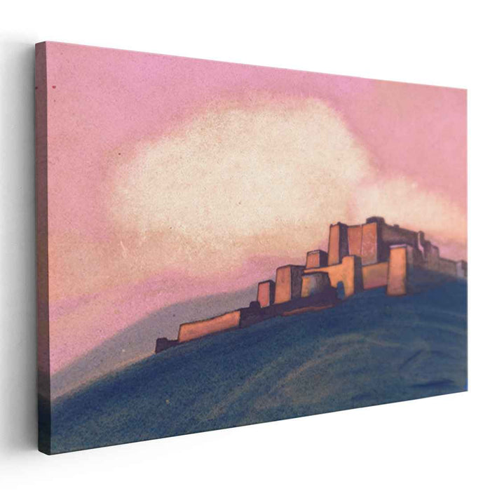 Tibetian fortress (1936) by Nicholas Roerich