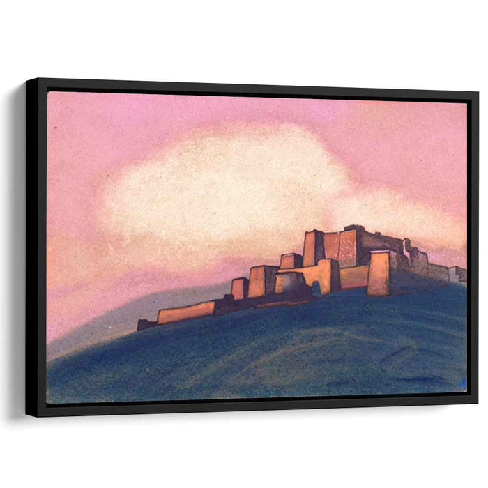 Tibetian fortress (1936) by Nicholas Roerich