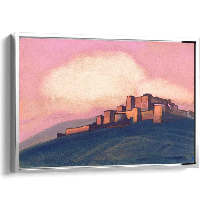 Tibetian fortress (1936) by Nicholas Roerich
