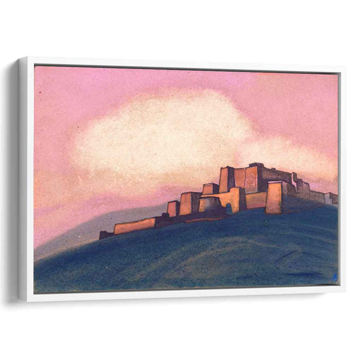 Tibetian fortress (1936) by Nicholas Roerich