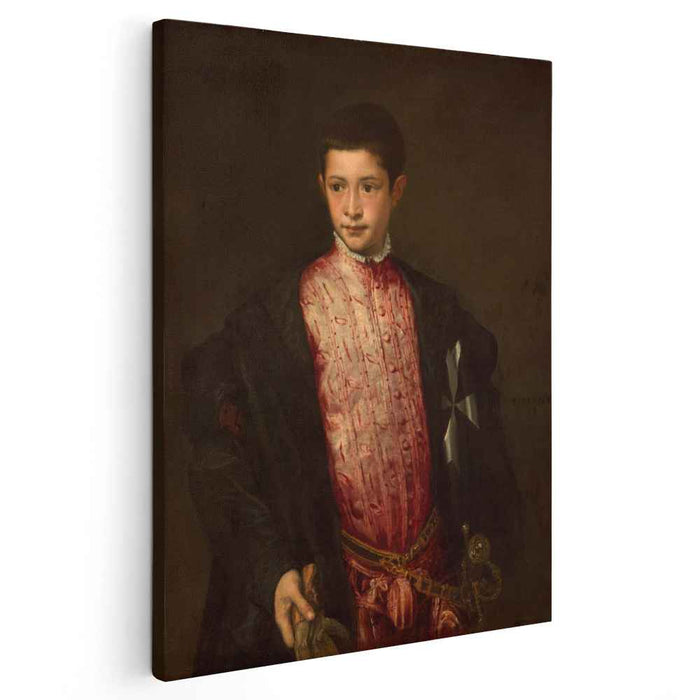Portrait of Ranuccio Farnese (1542) by Titian