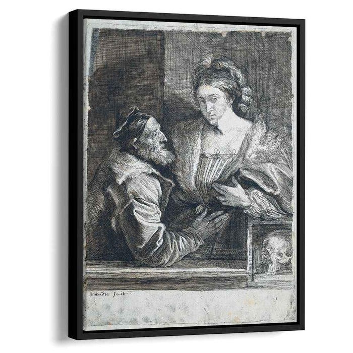 Titian`s Self Portrait with a Young (1630) by Anthony van Dyck