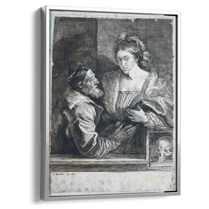 Titian`s Self Portrait with a Young (1630) by Anthony van Dyck