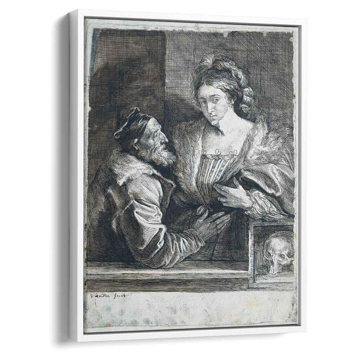 Titian`s Self Portrait with a Young (1630) by Anthony van Dyck