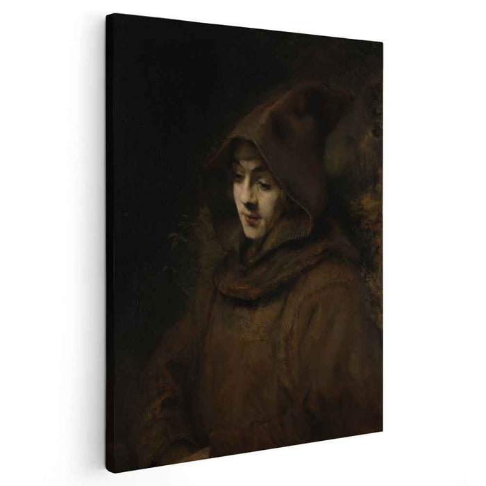 Titus van Rijn in a Monk`s Habit (1660) by Rembrandt