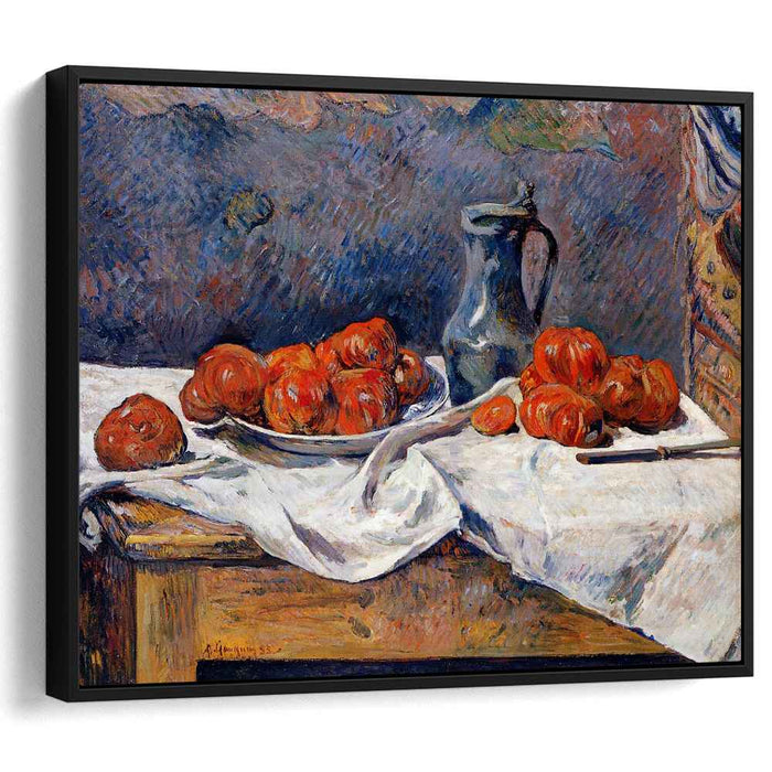 Tomatoes and a pewter tankard on a table (1883) by Paul Gauguin