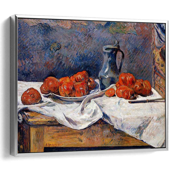 Tomatoes and a pewter tankard on a table (1883) by Paul Gauguin