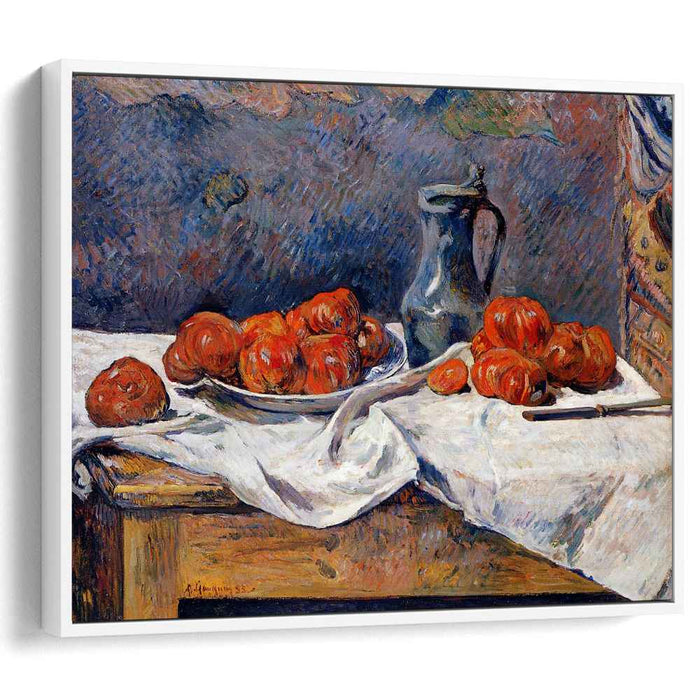 Tomatoes and a pewter tankard on a table (1883) by Paul Gauguin