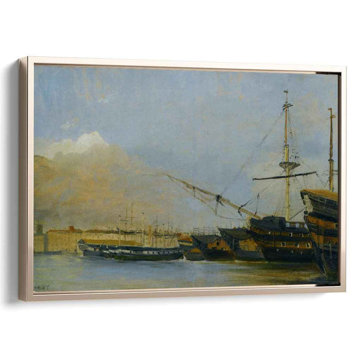 Toulon Battleships Dismantled by Camille Corot