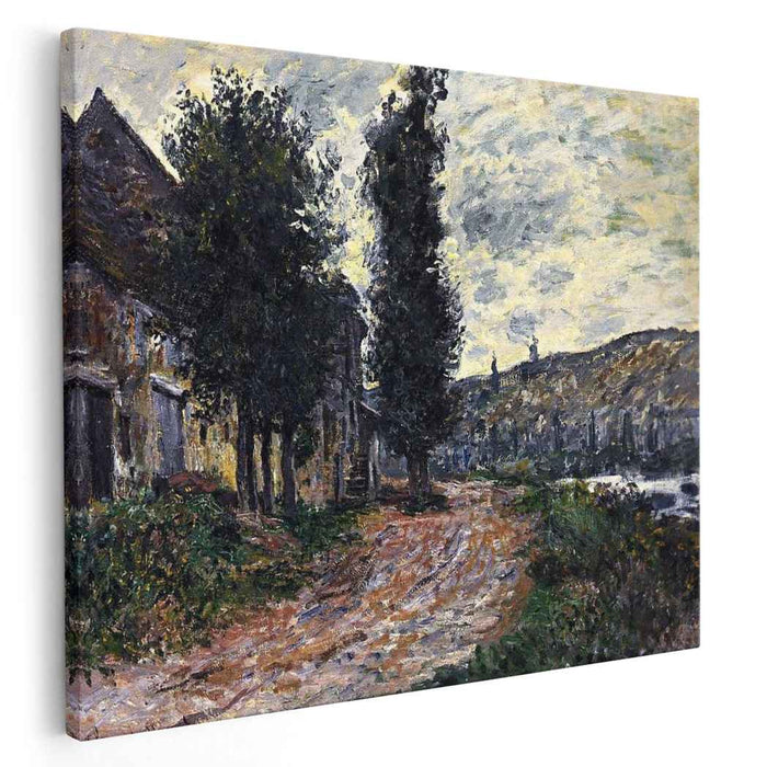 Tow Path at Lavacourt (1878) by Claude Monet