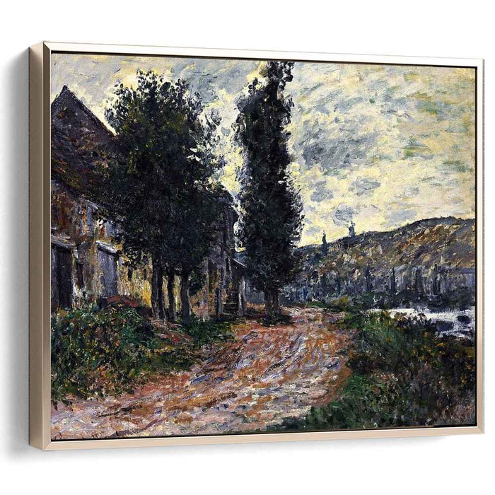 Tow Path at Lavacourt (1878) by Claude Monet