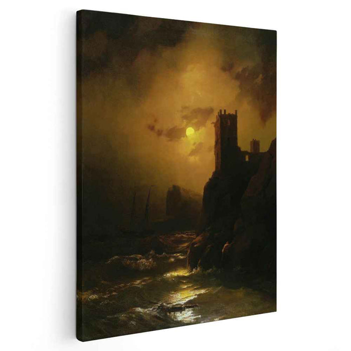 Tower. Shipwreck (1847) by Ivan Aivazovsky
