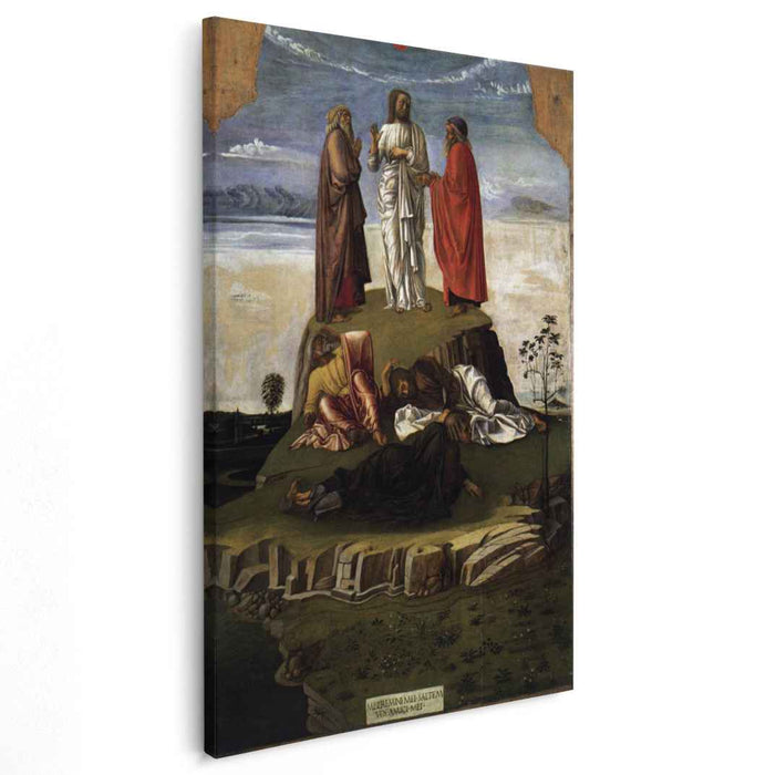 Transfiguration of Christ on Mount Tabor (1455) by Giovanni Bellini