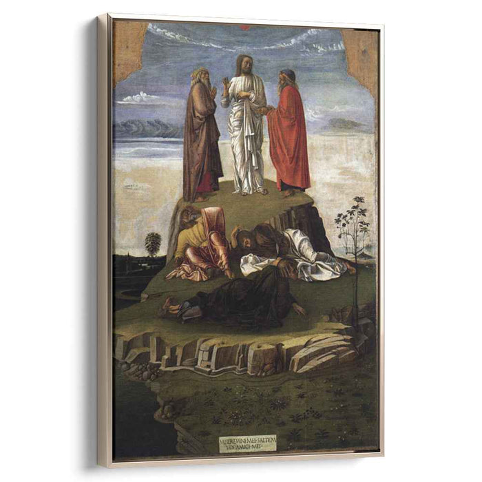 Transfiguration of Christ on Mount Tabor (1455) by Giovanni Bellini