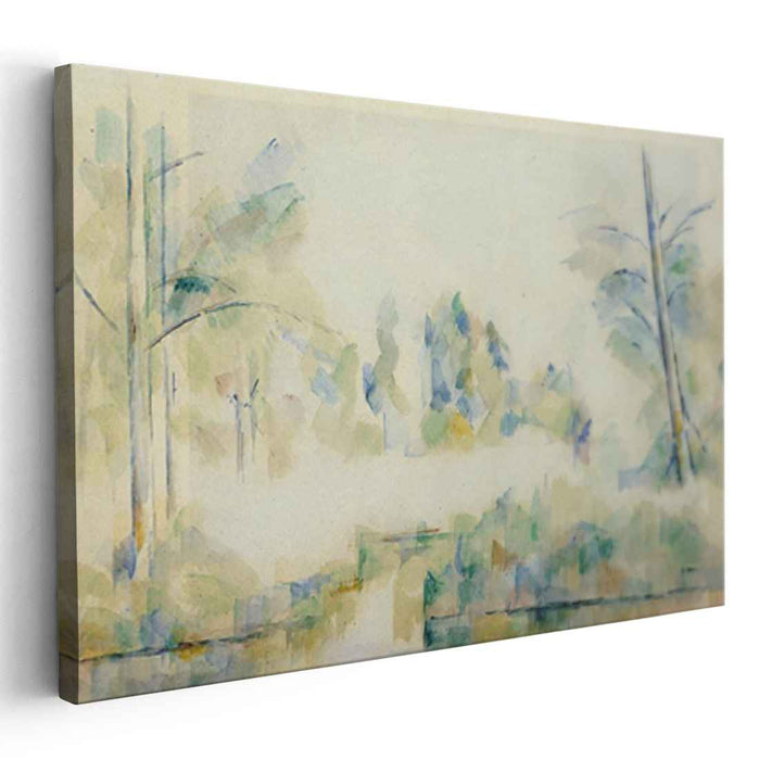 Trees by the Water (1900) by Paul Cezanne