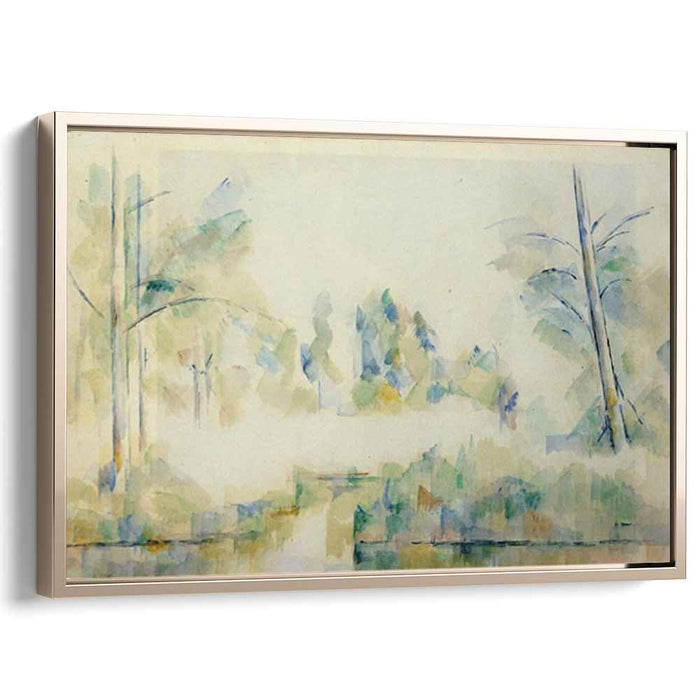 Trees by the Water (1900) by Paul Cezanne