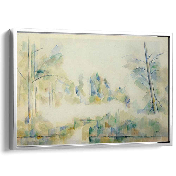 Trees by the Water (1900) by Paul Cezanne