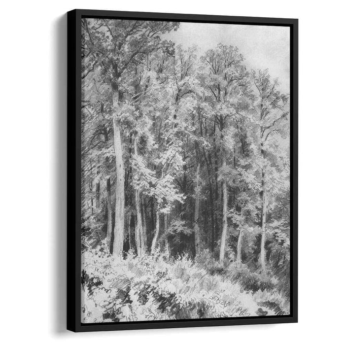 Trees. Kozlovka-Zaseka (1873) by Ivan Shishkin