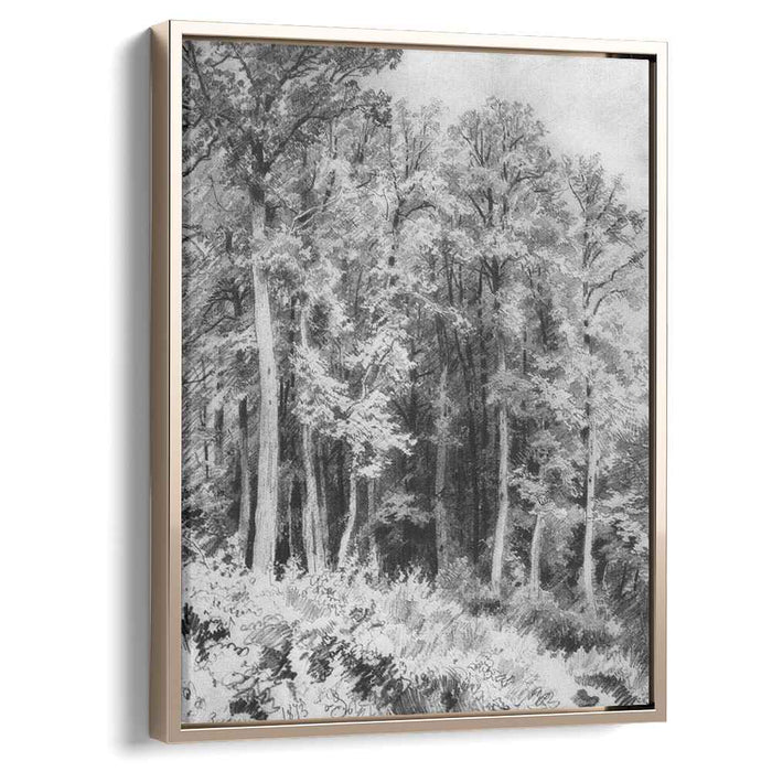 Trees. Kozlovka-Zaseka (1873) by Ivan Shishkin