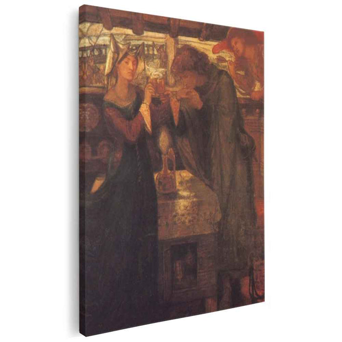 Tristram and Isolde Drinking the Love Potion (1867) by Dante Gabriel Rossetti