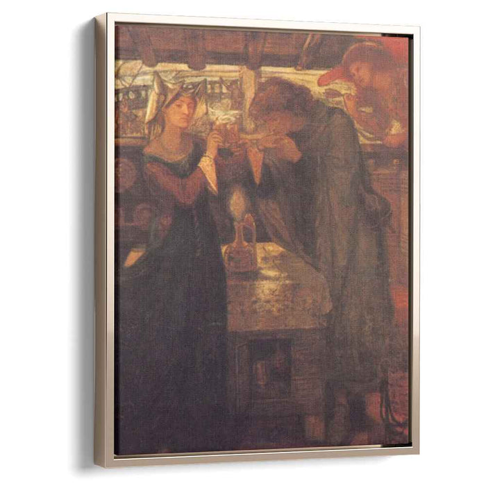 Tristram and Isolde Drinking the Love Potion (1867) by Dante Gabriel Rossetti
