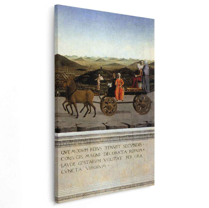 Triumph of Battista Sforza (1466) by Piero della Francesca