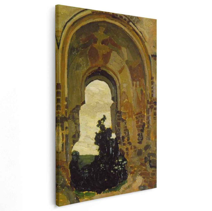 Troki. Sketch of Troki Monastery (1903) by Nicholas Roerich