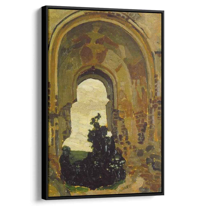 Troki. Sketch of Troki Monastery (1903) by Nicholas Roerich