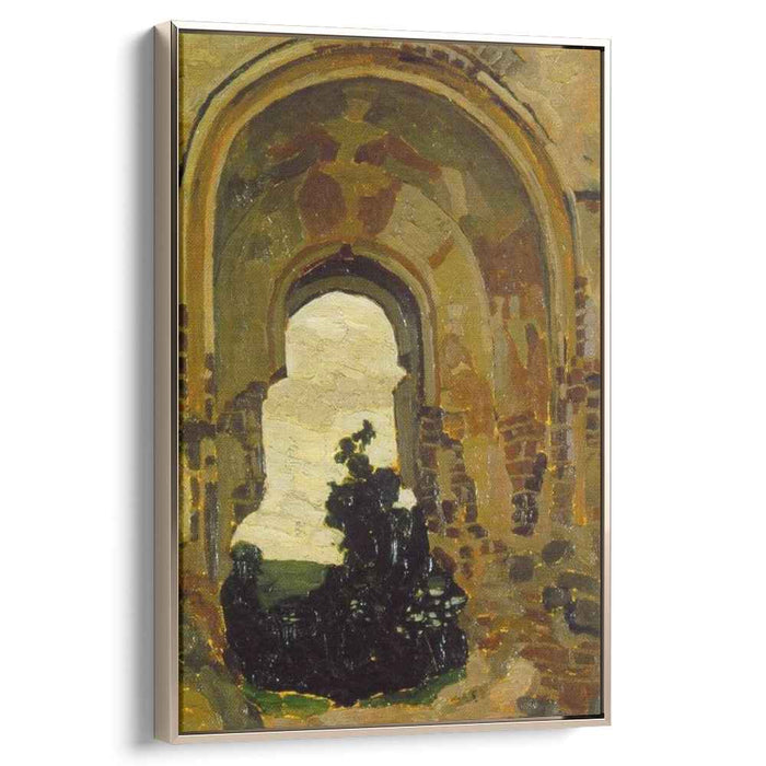 Troki. Sketch of Troki Monastery (1903) by Nicholas Roerich