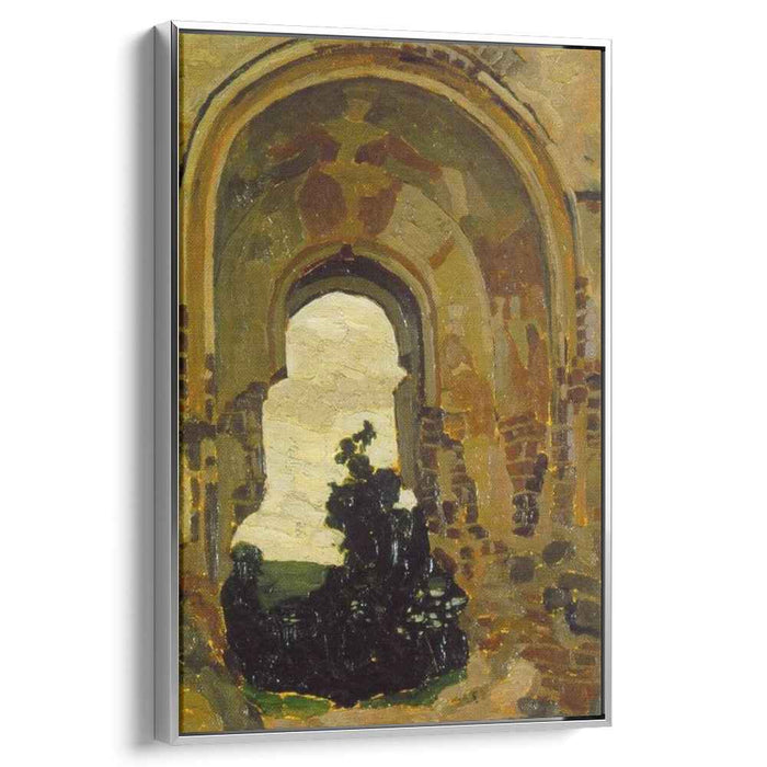 Troki. Sketch of Troki Monastery (1903) by Nicholas Roerich