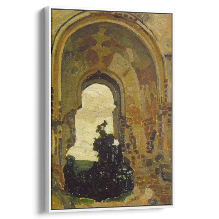 Troki. Sketch of Troki Monastery (1903) by Nicholas Roerich