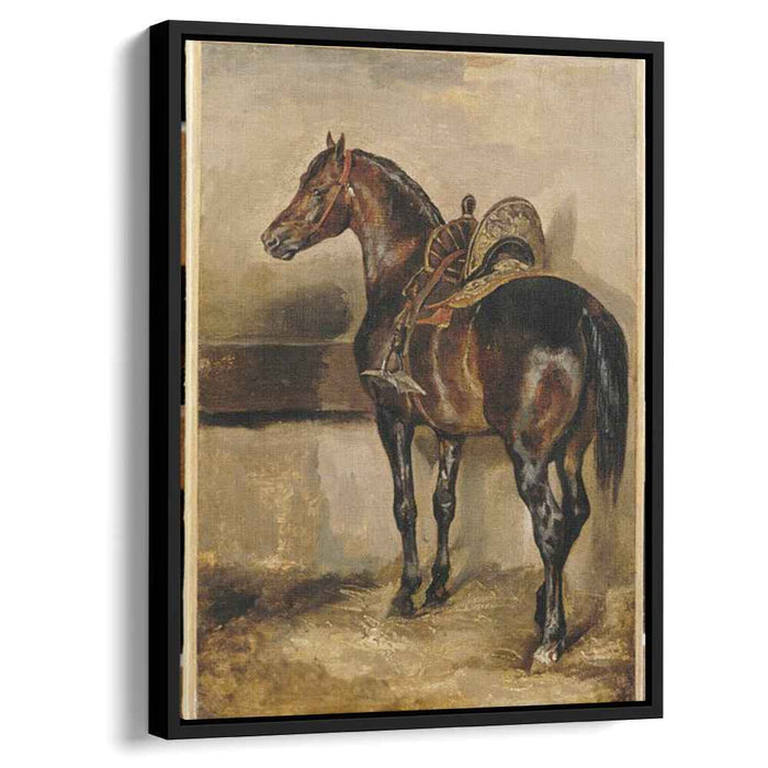 Turkish horse in a stable by Théodore Géricault