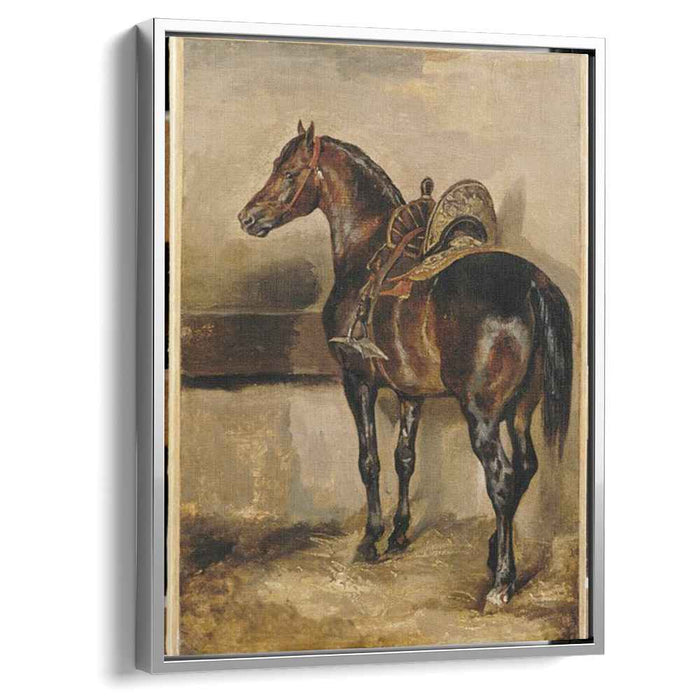 Turkish horse in a stable by Théodore Géricault