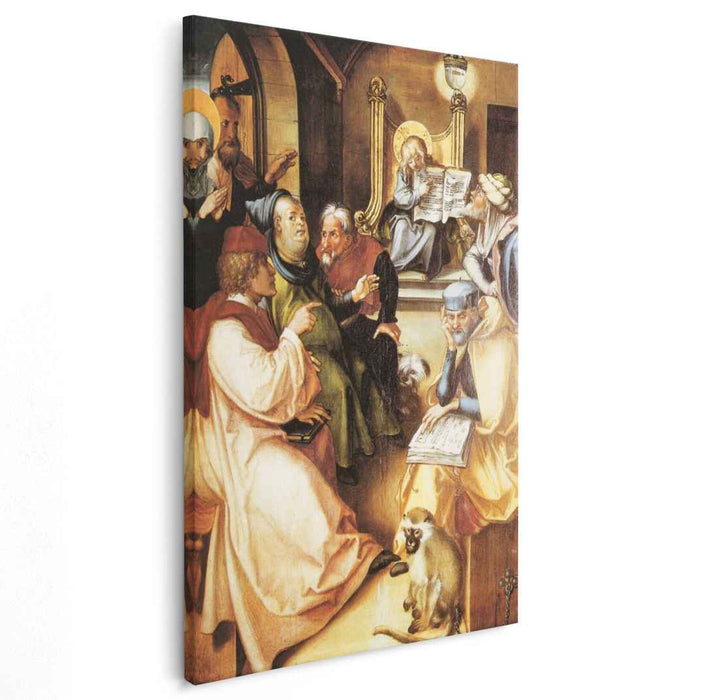 Twelve year old Jesus in the Temple (1497) by Albrecht Durer