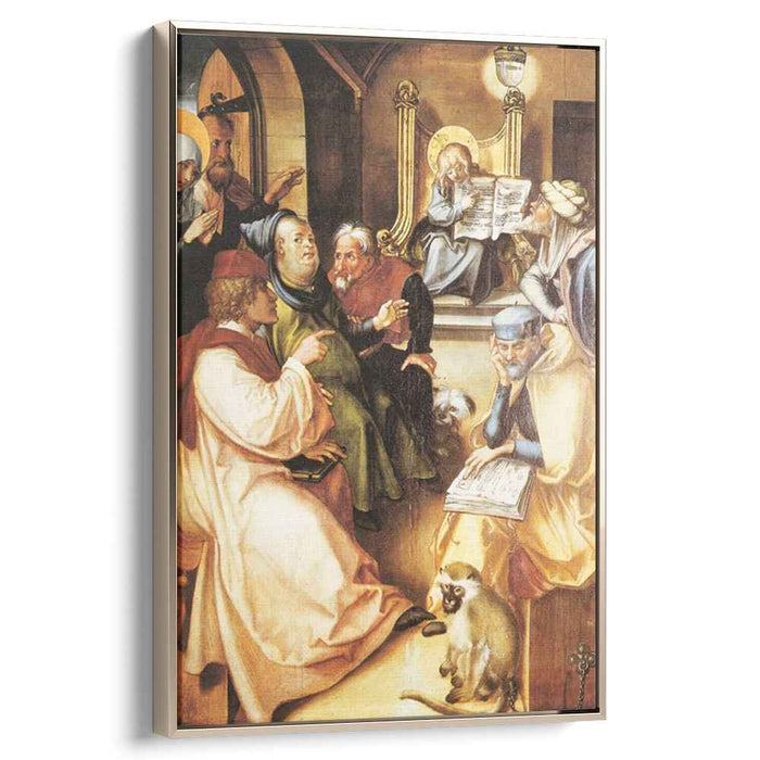 Twelve year old Jesus in the Temple (1497) by Albrecht Durer