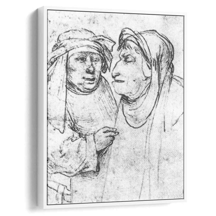 Two Caricatured Heads by Hieronymus Bosch