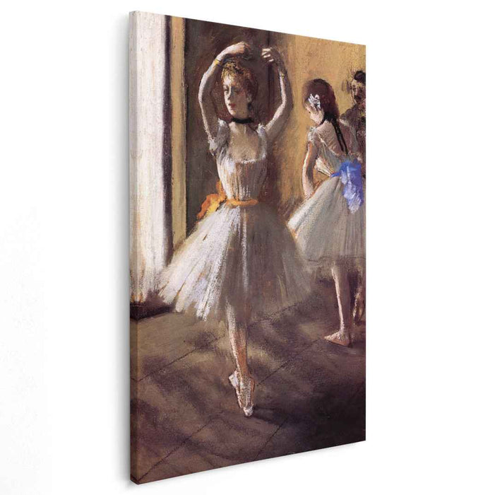 Two Dancers in the Studio (Dance School) (1875) by Edgar Degas