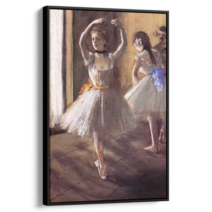 Two Dancers in the Studio (Dance School) (1875) by Edgar Degas