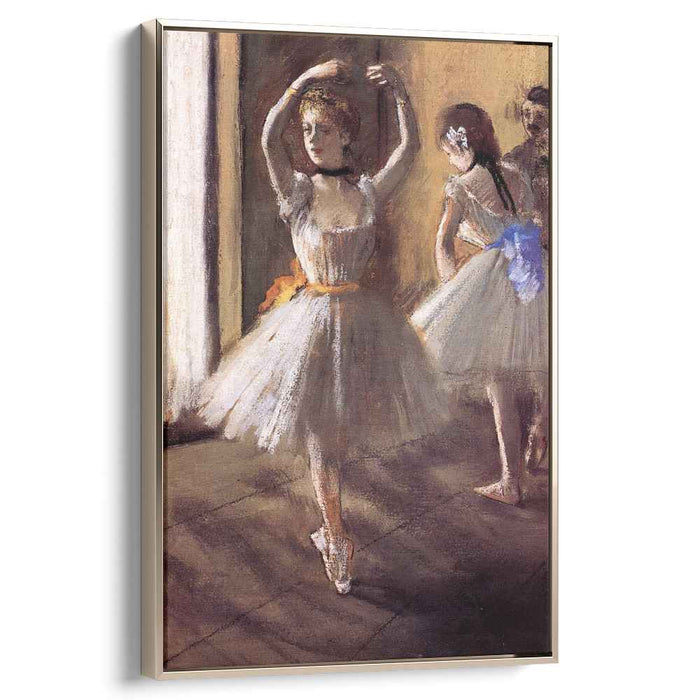 Two Dancers in the Studio (Dance School) (1875) by Edgar Degas