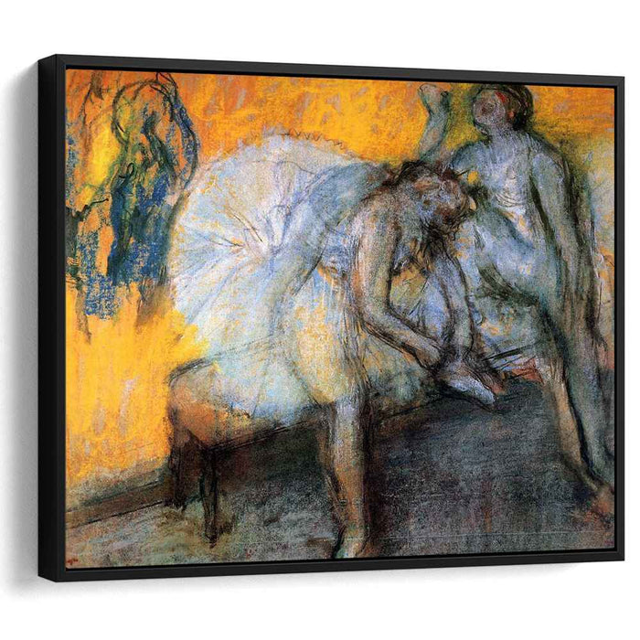 Two Dancers in Yellow and Pink (1910) by Edgar Degas