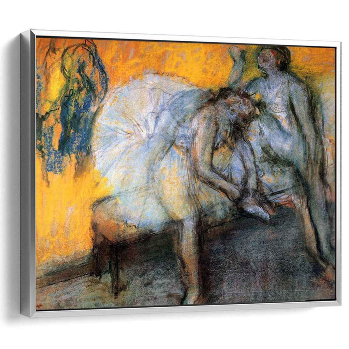 Two Dancers in Yellow and Pink (1910) by Edgar Degas
