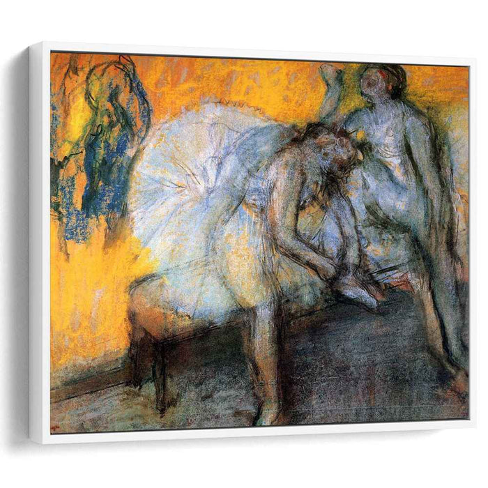 Two Dancers in Yellow and Pink (1910) by Edgar Degas