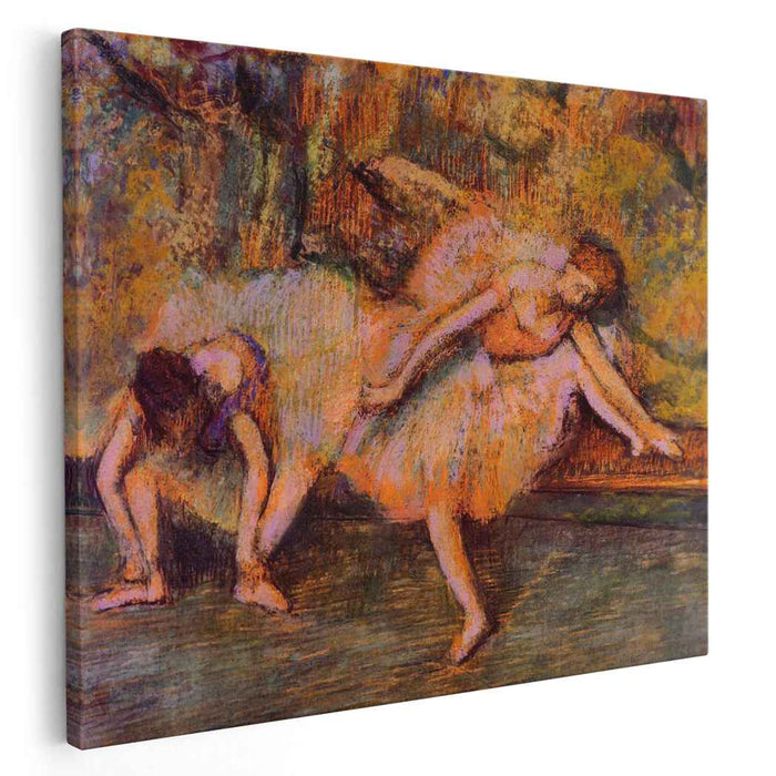 Two Dancers on a Bench (1905) by Edgar Degas