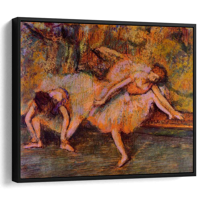 Two Dancers on a Bench (1905) by Edgar Degas
