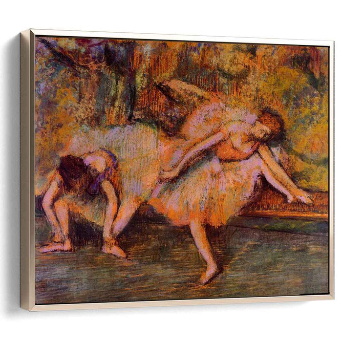 Two Dancers on a Bench (1905) by Edgar Degas