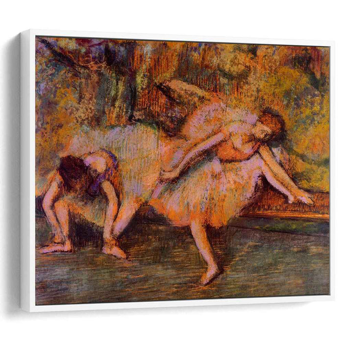 Two Dancers on a Bench (1905) by Edgar Degas