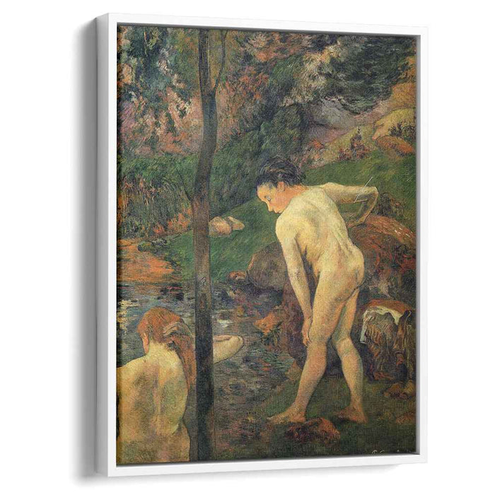 Two girls bathing (1887) by Paul Gauguin