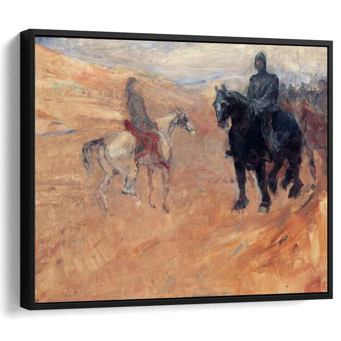 Two Knights in Armor (1900) by Henri de Toulouse-Lautrec