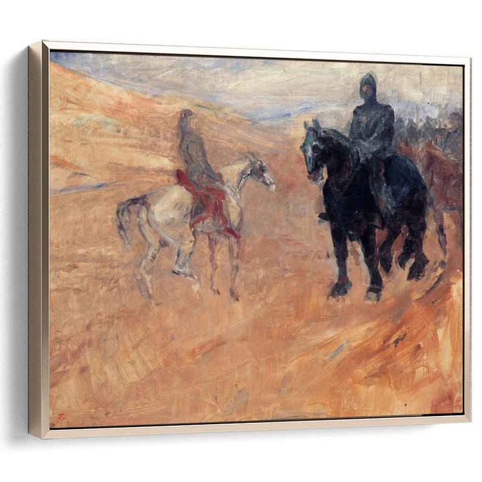 Two Knights in Armor (1900) by Henri de Toulouse-Lautrec